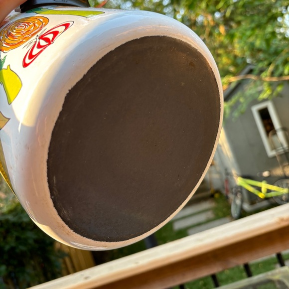 Vintage 1970s San Ignacio Kitsch enamelware stock pot - Picture 5 of 7